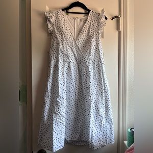 Sundress with eyelet details